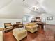 Spacious game room featuring a pool table, seating area, and a desk, perfect for recreation and relaxation at 9000 Whirlaway Ln, Waxhaw, NC 28173