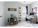 Bright bedroom with desk, shelving, and fun decor; ready for study and play at 12341 Mcallister Park Dr, Charlotte, NC 28277