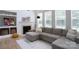 Cozy living room features a fireplace, plush seating, and a stylish area rug at 12341 Mcallister Park Dr, Charlotte, NC 28277