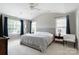 Inviting primary bedroom with comfortable furniture, neutral decor, and plenty of natural light from large windows at 12341 Mcallister Park Dr, Charlotte, NC 28277