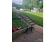 Grassy front yard with steps leading to street; house not visible at 1628 Cecelia Dr, Gastonia, NC 28054