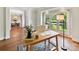 Cozy home office filled with natural light from bay windows at 18618 Rollingdale Ln, Davidson, NC 28036