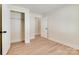 Light and bright bedroom features closet at 2414 Lane St, Kannapolis, NC 28083