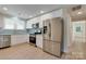 Modern kitchen featuring stainless steel appliances and ample cabinet space at 2414 Lane St, Kannapolis, NC 28083