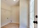 Clean laundry room features built-in shelving at 2414 Lane St, Kannapolis, NC 28083
