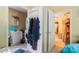 Functional laundry room with a washer, dryer, utility sink and storage area at 3037 Marlowe Ave, Charlotte, NC 28208