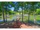 Pathway leading down to a lake at 313 Sunset View Ct, York, SC 29745