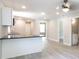 Open floorplan featuring an eat-in kitchen with gray flooring and a view of the living area at 426 Williamson St, Rock Hill, SC 29730