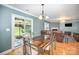 Indoor-outdoor living is emphasized with sliding glass doors that lead to a patio and backyard entertainment area at 4732 Meadowfield Rd # L35, Charlotte, NC 28215