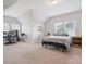 Bright bedroom boasts neutral walls, carpet floors, and natural light at 500 Landau Rd, Waxhaw, NC 28173