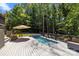 Inviting backyard featuring a spa pool, with a deck and seating for lounging at 6800 Augustine Way, Charlotte, NC 28270