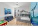 Bright bedroom features themed decorations and playful atmosphere at 7025 Amberhouse Dr, Charlotte, NC 28212
