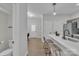 Bright, updated kitchen with stainless steel appliances, breakfast bar, and sleek finishes at 13115 Meadowmere Rd, Huntersville, NC 28078