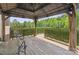 Inviting outdoor patio with a gazebo, offering a peaceful retreat surrounded by lush greenery at 139 Sheep Path Dr, Mooresville, NC 28115