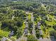 A serene aerial view showcasing a neighborhood with tree-lined streets and green spaces at 1632 Kimberly Dr, Gastonia, NC 28052