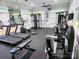 Bright and well-equipped fitness center with modern cardio and weight training equipment at 17729 Trolley Crossing Way, Cornelius, NC 28031