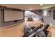 Finished basement features theater room, game table and seating area at 27246 Preston Pl, Fort Mill, SC 29707