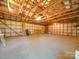 Spacious barn interior features a high ceiling and metal siding, providing ample storage or workspace at 3113 Old Pageland Marshville Rd, Wingate, NC 28174