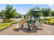 Community playground featuring slides, climbing structures, and a soft surface for safety at 3835 Norman View Dr, Sherrills Ford, NC 28673