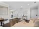 This cozy living room is adjacent to a clean, modern kitchen at 404 Wakefield Dr # C, Charlotte, NC 28209