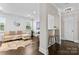 Cozy and inviting living room with bar seating and modern decor at 404 Wakefield Dr # C, Charlotte, NC 28209