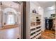 Organized walk-in closet with custom shelving and easy access to the Primary bathroom at 600 Beauhaven Ln, Waxhaw, NC 28173