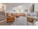Open living room showcases comfortable seating arrangements and modern decor at 6418 Tivoli Ct, Charlotte, NC 28211