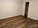 Bedroom features luxury vinyl flooring, enhancing comfort and style at 824 6Th Nw St # 5, Hickory, NC 28601