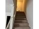 Carpeted stairway showcasing the interior of the home at 824 6Th Nw St # 5, Hickory, NC 28601