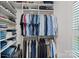 Spacious walk-in closet with organized shelving and racks for ample storage at 9427 Gilpatrick Ln # 5, Huntersville, NC 28078