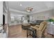 Spacious open-concept living room offering ample seating, natural light, and an inviting atmosphere at 100 Royal Ave, Albemarle, NC 28001