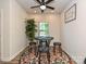 Cozy dining area with natural light from the window, perfect for Gathering meals at 11807 Midnight Way, Huntersville, NC 28078