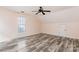 Bright bedroom with ceiling fan and dormer window at 12250 Wallace Ridge Dr, Charlotte, NC 28269