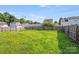 Spacious backyard with a full wood fence, perfect for entertaining or relaxing outdoors at 1703 Southwind Dr, Charlotte, NC 28216