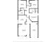 Detailed floor plan showcasing the layout of the home's rooms and dimensions at 1703 Southwind Dr, Charlotte, NC 28216