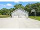 Two-car garage featuring a basketball hoop and ample parking space at 188 Gum Branch Rd # 3, Charlotte, NC 28214