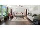 Well-decorated living room with a fireplace and comfortable seating at 188 Gum Branch Rd # 3, Charlotte, NC 28214