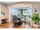 Charming breakfast nook with bay window and stunning lake view at 188 Ponderosa Cir, Mooresville, NC 28117