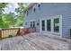 Spacious wooden back deck featuring access to the home with a cozy, natural outdoor feel at 2014 Steeplechase Dr, Rock Hill, SC 29732