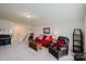 Inviting living area featuring cozy seating, carpet, and a warm atmosphere at 2296 Idol Rock Dr, Indian Land, SC 29707