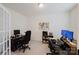 Home office features desks with dual monitor setups at 2296 Idol Rock Dr, Indian Land, SC 29707