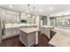 Modern kitchen with stainless steel appliances, granite counters and large kitchen island at 2525 Surveyor General Dr, Waxhaw, NC 28173