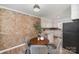 An eat-in kitchen with a breakfast nook features sleek countertops and stylish decor at 3427 Wonderland Dr, Matthews, NC 28104