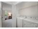 Convenient laundry area with a modern washer and dryer setup, offering practicality and efficiency at 3427 Wonderland Dr, Matthews, NC 28104