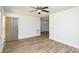 Bright living area with new floors and fresh paint providing an open space at 402 Gibson Park Dr, Huntersville, NC 28078