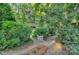 Tranquil garden path leading to the pool and cabana through lush greenery at 4831 Antioch Church Rd, Matthews, NC 28104
