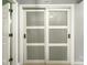 Laundry behind modern sliding doors at 4831 Antioch Church Rd, Matthews, NC 28104
