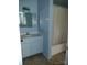 Bathroom featuring a vanity, mirror, bathtub, and shower curtain at 500 Steel Bridge Loop, Hickory, NC 28601