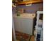 Functional laundry room featuring a side-by-side washer and dryer with overhead storage at 500 Steel Bridge Loop, Hickory, NC 28601