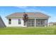 Expansive backyard with a well-maintained lawn, ideal for outdoor activities and relaxation at 1074 Wylie Falls Ln, York, SC 29745